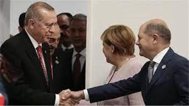 أردوغان والمستشار الألماني يبحثان التطورات في أوكرانيا (تفاصيل)