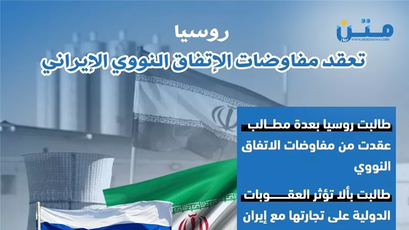 روسيا تعقد مفاوضات الإتفاق النووي مع إيران 