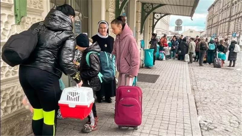 حصيلة قياسية للمغادرين من أوكرانيا بسبب الحرب