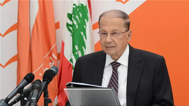  الرئيس اللبناني يتمنى يعاود الوسيط الأمريكي مساعيه لترسيم الحدود البحرية الجنوبية