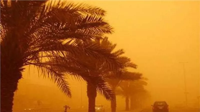 العاصفة الترابية تشل الحياة في الكويت