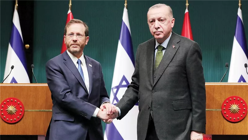 رغم متاجرة أردوغان بفلسطين.. تركيا تسير بخطوات ثابتة نحو التطبيع مع إسرائيل