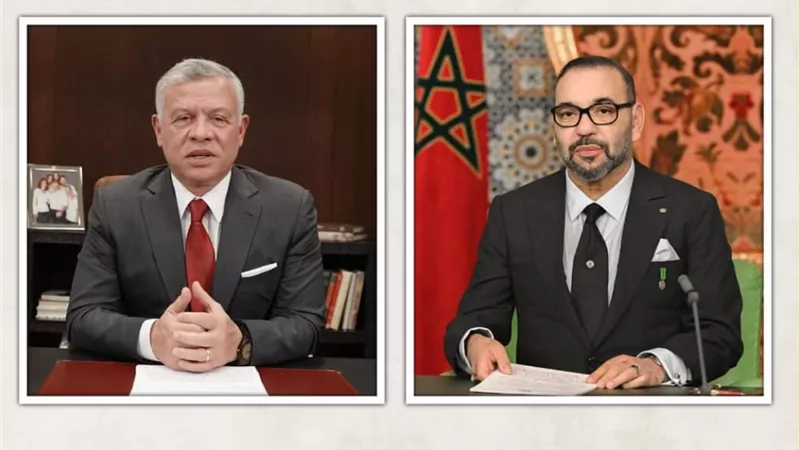 هاتفيًا.. ملك الأردن يطمئن على العاهل المغربي بعد إصابته بكورونا