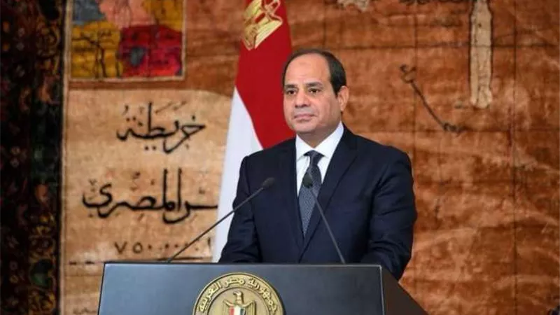 الرئيس السيسى يعزى ملك الأردن فى ضحايا انفجار ميناء العقبة