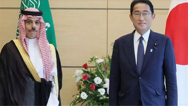تفاصيل لقاء رئيس الدبلوماسية السعودية ورئيس الوزراء الياباني