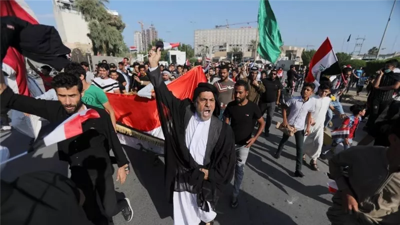 ردًا على تظاهرات أنصار الصدر.. الإطار التنسيقي يبدء اعتصام مفتوح لمؤيديه في المنطقة الخضراء