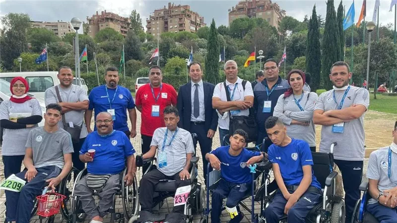 السفارة المصرية في روما تستضيف بعثة منتخب مصر للبوتشا 