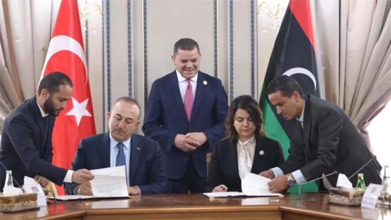 الدبيبة على خطى السراج.. اتفاقية مشبوهة مع تركيا للتنقيب عن النفط برعاية حكومة منتهية الصلاحية