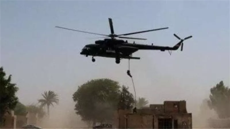  التلفزيون السوري: تنفيذ عدة مروحيات أمريكية عملية إنزال جوي في ريف القامشلي الجنوبي