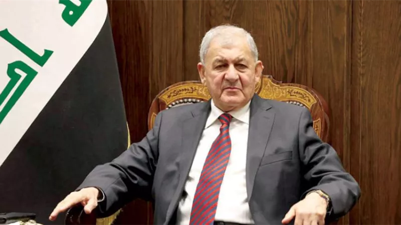 غدًا.. الرئيس العراقى الجديد يباشر مهامه رسميا من قصر السلام بالعاصمة بغداد