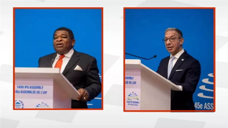 رئيس الاتحاد البرلماني الدولي وأمينه العام يهنئان 