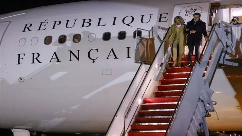 ماكرون يصل أمريكا.. الزيارة الأولى في عهد بايدن