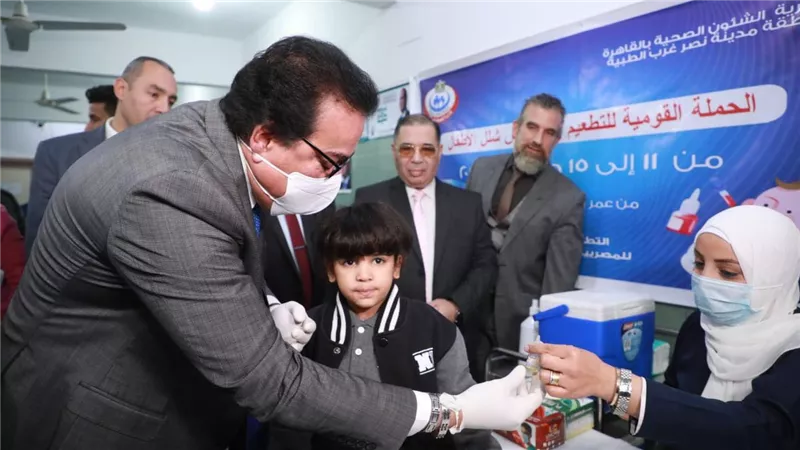 مصر.. إطلاق الحملة القومية للتطعيم ضد مرض شلل الأطفال