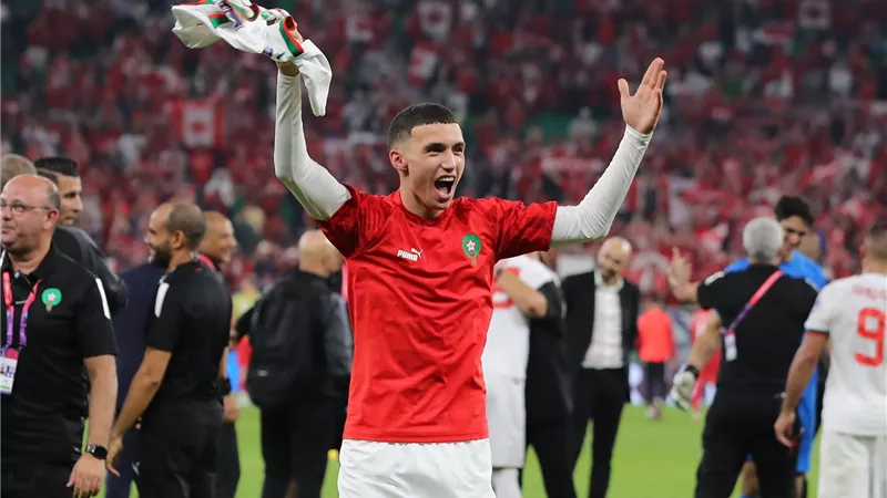 رقم قياسي عربي.. بلال الخنوس لاعب المغرب يدخل تاريخ كأس العالم