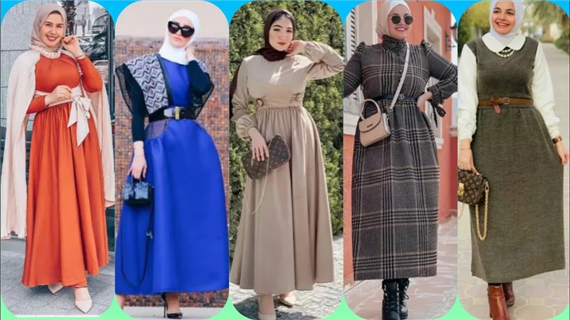  موضة شتاء 2023 للمحجبات.. الشمواه والجلد