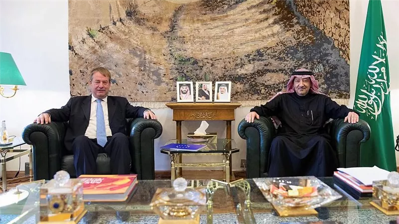  نائب وزير الخارجية السعودي يستقبل سفير جمهورية ألمانيا لدى المملكة