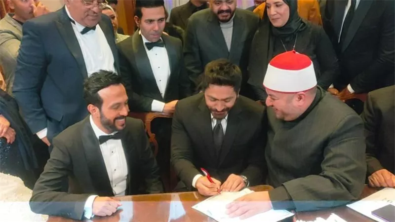 من هو أحمد عصام الذي تصدر السوشيال ميديا والذي عقد قرانه بحضور كوكبة من النجوم ؟