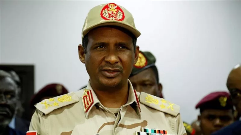 السودان.. دقلو يبدأ زيارة إلى جمهورية غينيا بيساو