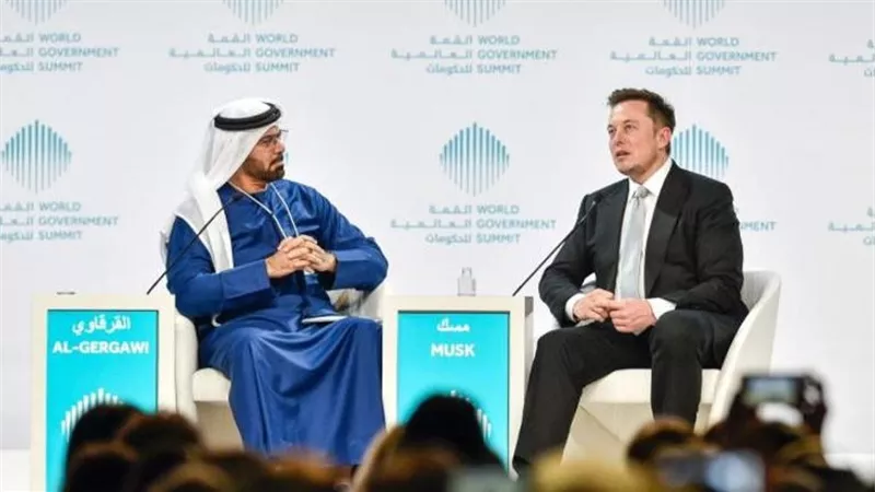 إيلون ماسك يكشف مفاجأة من العيار الثقيل خلال كلمة له بفعاليات القمة العالمية للحكومات بدبي (صور)